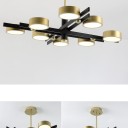 Loft Industry Modern - Cross-Cross Brass